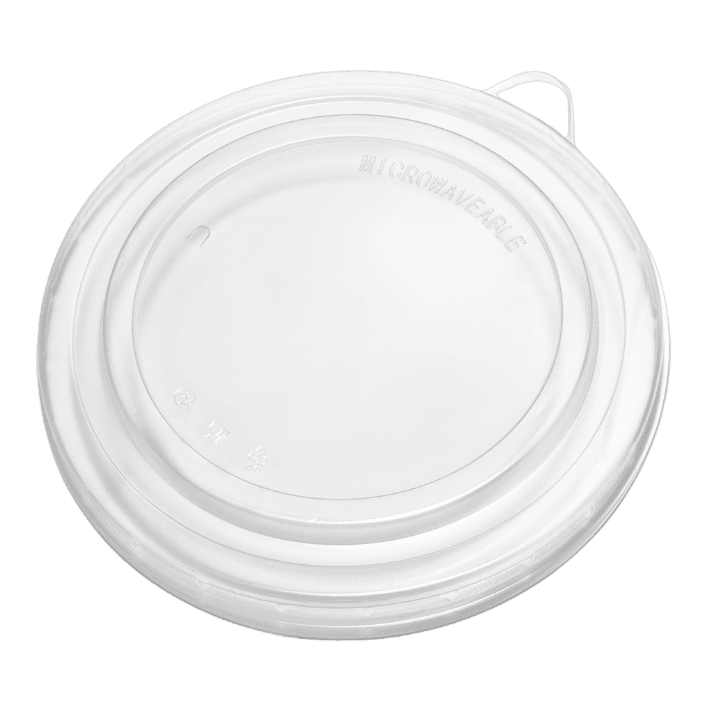PP and rPET lids for round containers