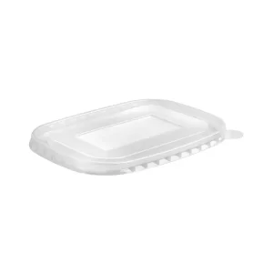 PP lids for Rectangular Kraft Bowls X 300