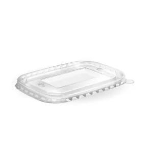 RPET lids Rectangular Kraft Bowls X 300