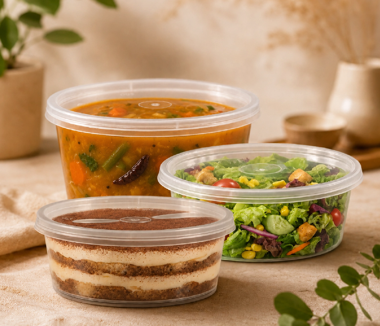 Plastic Deli Pots